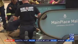 Girl recovering after arm trapped in Santa Ana escalator