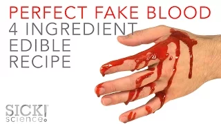 How to Make Edible Fake Blood - Easy Fake Blood Recipe & Tutorial