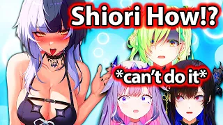 Shiori Surprises Biboo, Nerissa and Fauna by Doing This Perfectly On Stream 【Hololive EN】