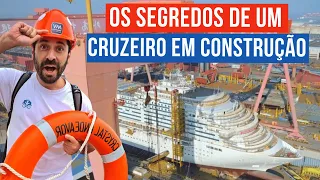 OS SEGREDOS DE UM NAVIO DE CRUZEIROS EM CONSTRUÇÃO [CÂMERA ESCONDIDA] Diário de Tripulante