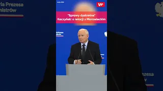 "SPRAWY DYSKRETNE". Kaczyński o relacji z Morawieckim #shorts