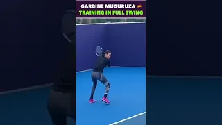 FULL SWING TRAINING FROM GARBINE MUGURUZA #tennis #shorts