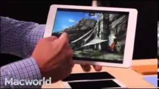 iPad Air: demonstration at the Apple Event, 22 October