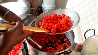 Canning peppadews. Removing from syrup after cooking