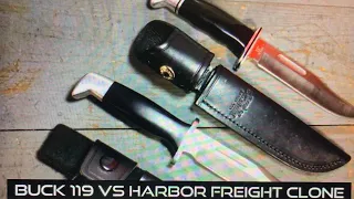 buck 119 vs gordon 6 inch bowie harbor freight clone