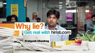 Job Switch | Pratyush Chaubey | Hirist Ad |#pooraDekhna