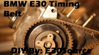 The Official BMW E30 Timing Belt Replacement 325e/s 325i/x/s Early Model