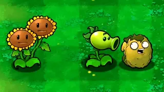 plantas vs zombie:Whaf if que pasaría si una nuez es mordida:fandub