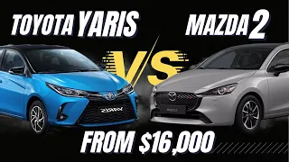 Toyota Yaris 2024 vs Mazda 2 2024 😱 THE BEST Mid-range Car in the World #toyota  #mazda   #car