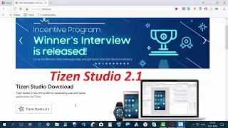 Tizen Studio 2.1 установка и запуск с нуля от А до Я .