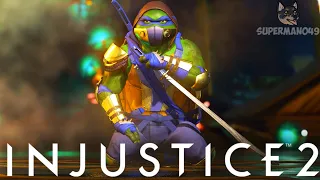 My Best Comeback With Leonardo! - Injustice 2: "Ninja Turtles" Gameplay