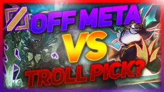 Off Meta VS Troll Pick - What's The Difference? | League Of Legends