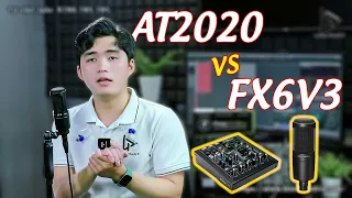 Kết Hợp Mixer Mackie Pro FX6V3 và Micro Thu Âm Audio Technica AT2020 cùng phần mềm Autotune