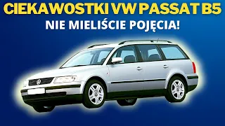 Ciekawostki VW Passat B5! Nie mieliście pojęcia! Tego nie wiedzieliście! Jedyne słuszne auto😅