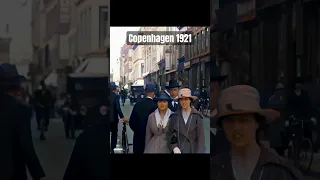 Copenhagen in 1921 #shortsvideo #historyfacts #history