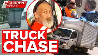 Alleged serial dumper sparks truck chase across Sydney | A Current Affair