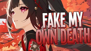 Nightcore - Fake My Own Death | Chloe Adams [Sped Up]