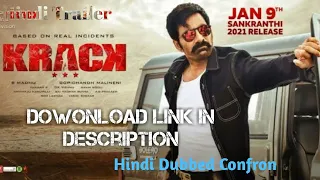 KRACK - Ravi Teja Full movie Hindi dubbed Dowonload Link Direct Dicrapition  #KrackHindiDubbedmovie