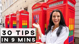 30 essential London tips in 9 minutes