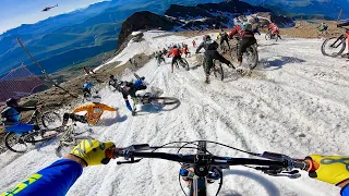 MEGAVALANCHE 2019, THE CRAZIEST MTB MASS START RACE IN THE WORLD, CARNAGE!!! #OiOi