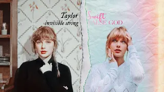 Taylor Swift - invisible string/false god (transition — visualizer)