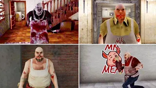 Psychopath Hunt Vs Mr Meat 1 Vs Mr Meat 2 Vs Mr Meat 3 Full Gameplay | Psychopath Hunt - Mr Meat 3