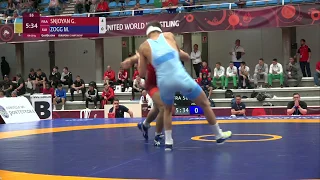 Qual. GR - 63 kg: G. SNJOYAN (FRA) v. M. ZOGG (SUI)