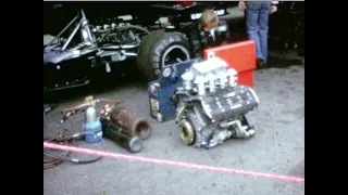 F1 Anderstorp 1973. the pit area Friday, race Sunday, + pictures of drivers and cars from this age