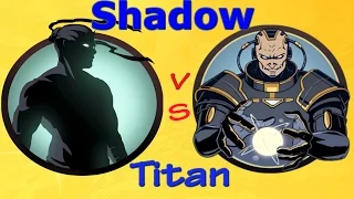 shadow fight 2 titan FINAL BOSS & END CREDITS video | shadow vs titan