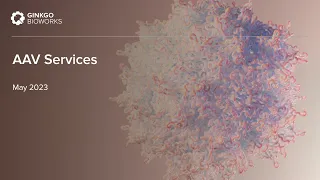 AAV Services for Gene Therapy - Virtual Event