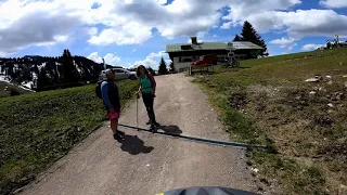 Von der Oberen First Alm zur Schönfelder Alm und weiter zur Albert Link Hütte