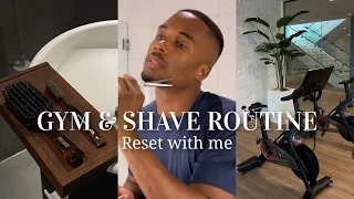 Healthy men habits | self-care, gym and shave routine  🪒 🌱