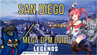 San Diego Mega DPM Build World of Warships Legends