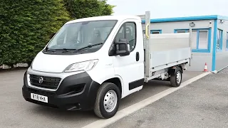 BT18 HHA 2018 (18) FIAT DUCATO 35 MAXI MULTIJET II 130BHP 12' LWB DROPSIDE PICK UP - TAIL LIFT