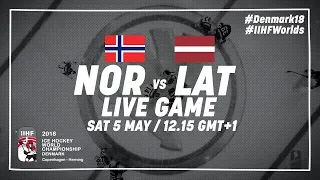 Norway - Latvia | Full Game | 2018 IIHF Ice Hockey World Championship