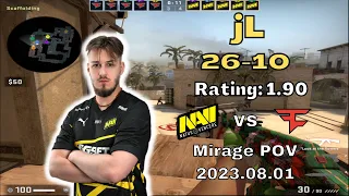 【jL POV】(26-10) NaVi vs FaZe (mriage) IEM Cologne 2023