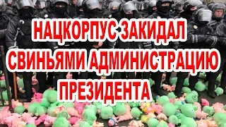 Нацкорпус закидал свиньями Администрацию Президента