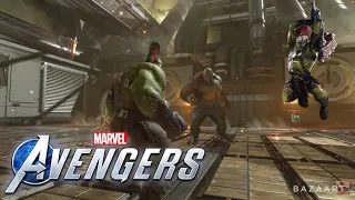 Hulk vs Abomination With Ragnarok Outfit - Marvel's Avengers Game (HD60FPS)