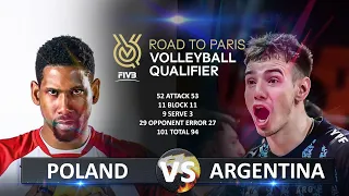 Poland vs Argentina | Volleyball Olympic QT 2023