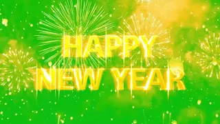 Happy New year 2024 Green Screen Video Effect HD No copyright