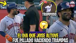 El día que JOSÉ ALTUVE fue PILLADO HACIENDO TRAMPAS en PLENO JUEGO | MLB