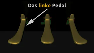 Das Klavier - Die Funktion des linken Pedals