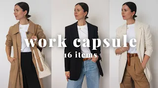 What To Wear To Work | 16 item capsule, endless outfits 📈