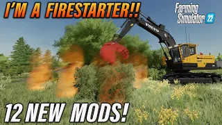 FS22 | MAKE FIRE!!!!! 12 NEW MODS! (Review) Farming Simulator 22 | PS5 | 21st Feb 2023.