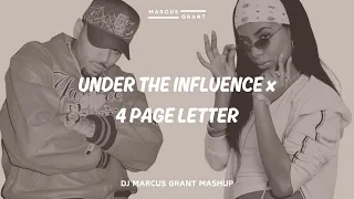Chris Brown x Aaliyah - Under the Influence x 4 Page Letter