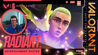 Tarik Reacts to PRESS PLAY // Radiant Entertainment System Skin Trailer - VALORANT