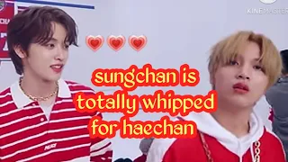 sungchan is totally whipped for haechan ft. mark jealous