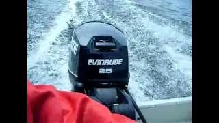 25hp evinrude e-tec takeoff video