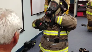 First day of full bunker gear, firefighter 1 school