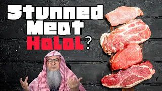 Is it permissible to eat stunned meat ( in the west ) - assim al hakeem